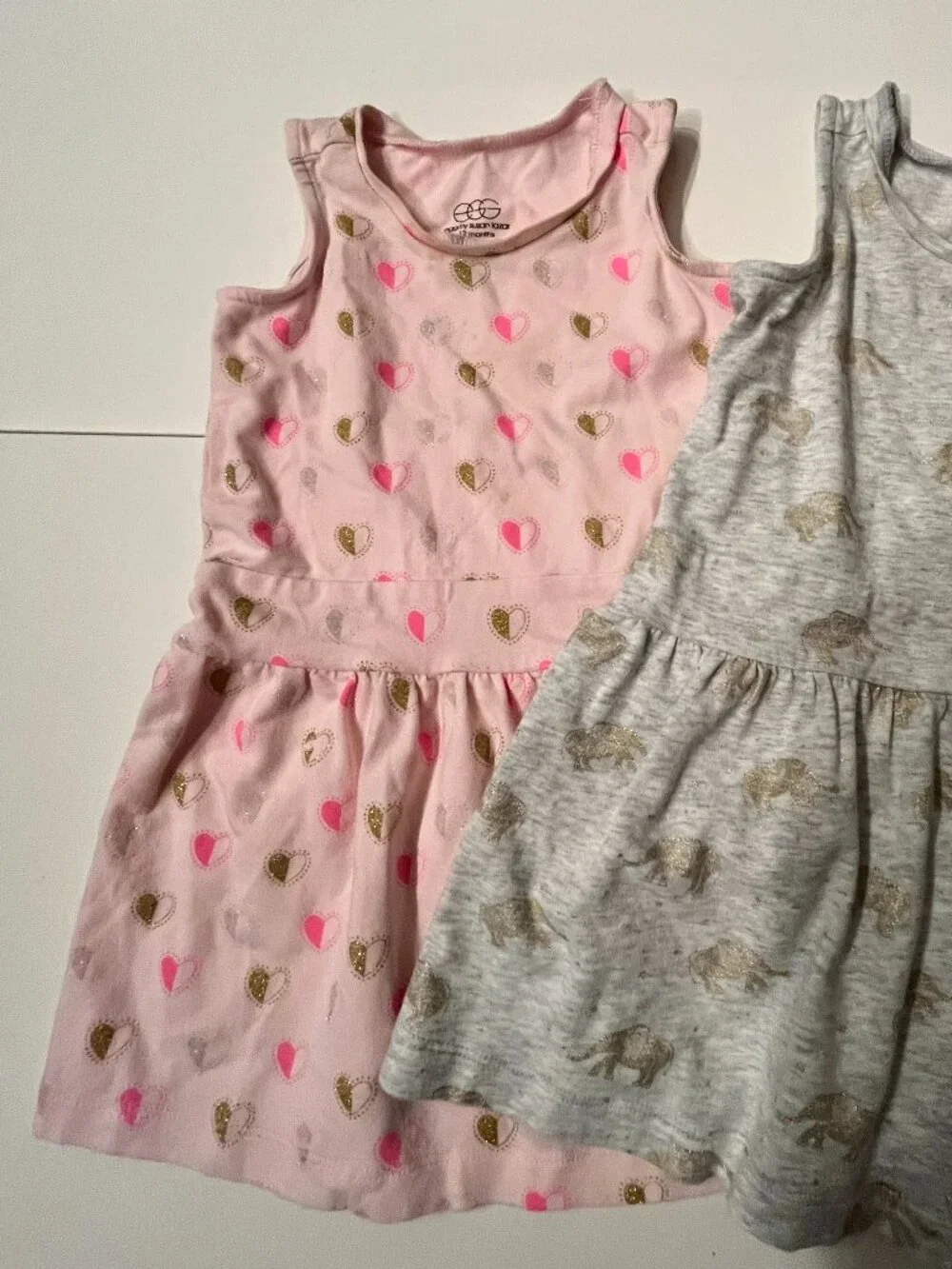 Egg by Susan Lazar - SET OF TWO - Baby Dress Bundle Size 12 months